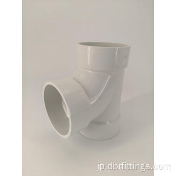 White Upc DWV PVC Fittings Sanitary Tee